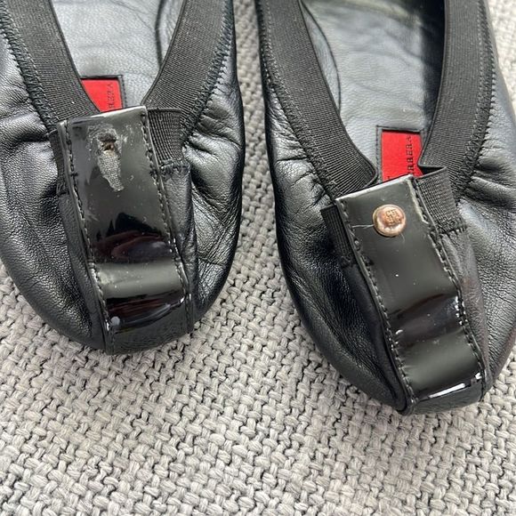 Carolina Herrera Shoes Womens Size 7.5 Black Ballet Flats - Picture 8 of 9